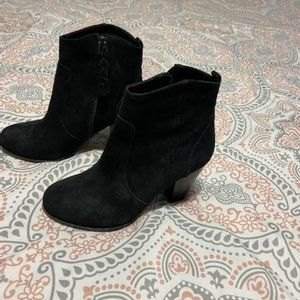 Joie Dalton Suede Black Booties